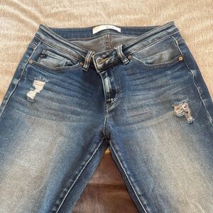 KanCan Distressed Blue Skinny Jeans